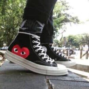 NWT Comme Des Garçons Converse Man Shoes Size 10